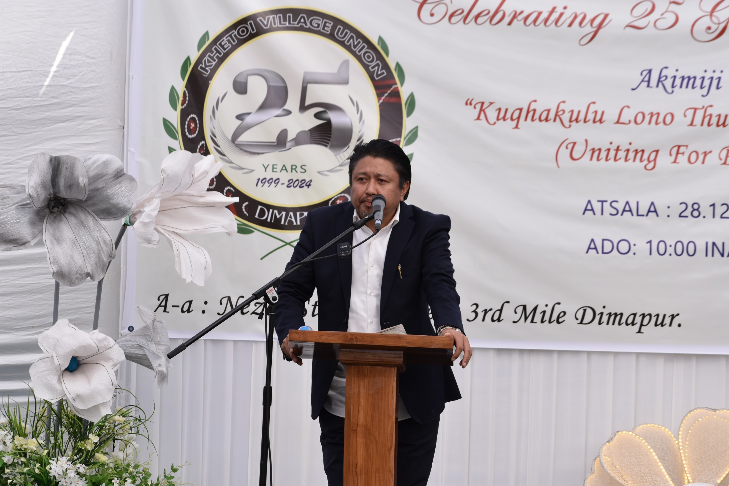 Khetoi Village Union Dimapur (KVUD) celebrated silver jubilee here Saturday, at NEZCC stone garden, 3rd milestone Dimapur